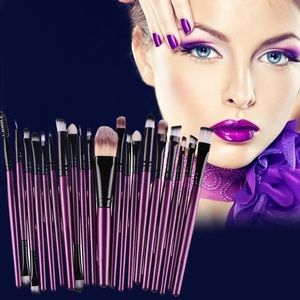 20pcs Makeup BRUSHES Kit Set Powder Foundation Eyeshadow Eyeliner